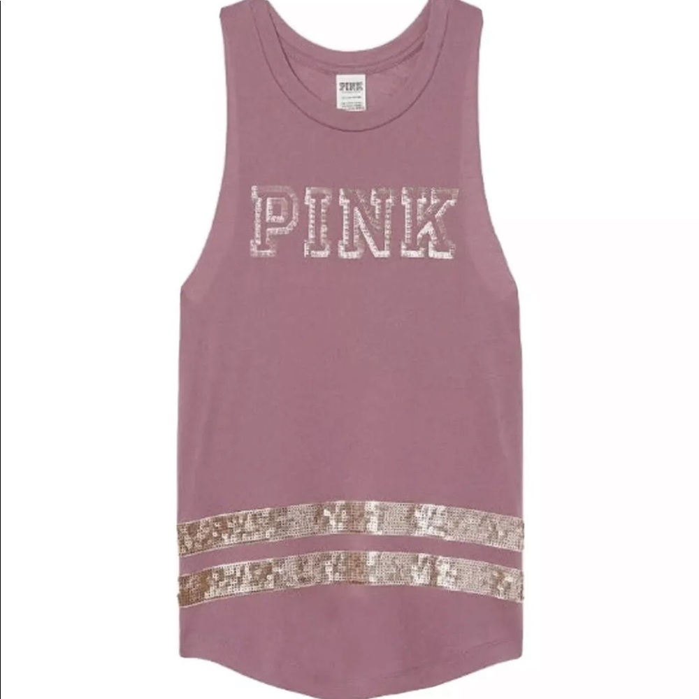 PINK Victoria’s Secret bling muscle tank